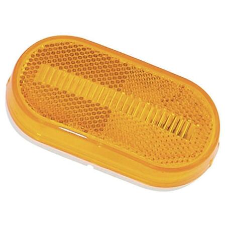 PILOT AUTOMOTIVE 1.2 x 2.7 x 6.65 In. Side Marker Reflector Light - Amber NV-5003A